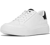 FitFlop Damen Sneaker Rtg Sequin-Backtab Leather Sneakers E4S Urban White/Black-37