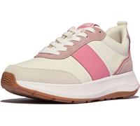 FitFlop Damen Sneakers F-Mode Flow Sneaker-Leather & Suede Mix HX7 Cream/Pinkperfect-37