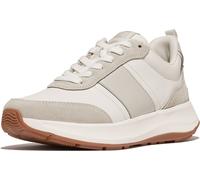 FitFlop Damen Sneakers F-Mode Flow Sneaker-Leather & Suede Mix HX7 Urban White Mix-36