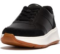 FitFlop Damen Sneakers F-Mode Leather/Suede Flatform FR1 Black-36