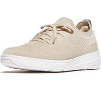 FitFlop Damen Sneakers Super-Q Knit Slip-ON Laced JH9 Paris Beige-36