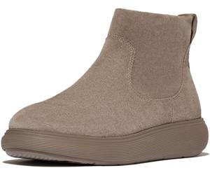 FitFlop Damen Stiefel IQ-Comff Suede Zip Ankle Boots E35 Taupe-41