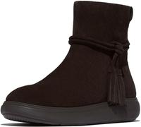 FitFlop Damen Stiefel IQ-Comff Tassel Suede Short Boots E3B Chocolate Brown-42
