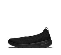 Fitflop Damen Super-Q Knit Ballerinas, Schwarz, 37 EU, Schwarz, 37 EU