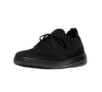 FitFlop Damen Super-q Knit Slip-on Laced Sneaker, Schwarz, 41 EU