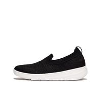 Fitflop Damen Super-q Knit Slip-ons Sneaker, Schwarz, 41 EU
