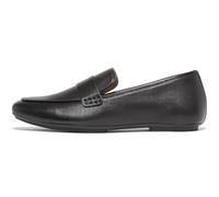 Fitflop Delicato Damen-Slipper aus weichem Leder, Schwarz, 42 EU
