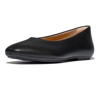 DELICATO HIGH-CUT SOFT-LEATHER BALLET FLATS Black - Gr. - 42