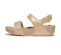 FITFLOP EC3 A94 LULU CRYSTAL Sandalias Abiertas Chancletas Mujer Beige