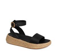 Fitflop Espadrille Flatform Sandalen, Schwarz, 39 EU