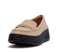 FitFlop F-Mode Damen Penny-Loafer, Leder, Flache Form