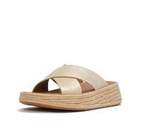 Fitflop F-Mode Espadrille Shimmersuede Cross Slides - Größe 41