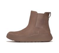 Fitflop Damen F-Mode Wildleder Flatform Chelsea Boots Stiefel, Minky Grey, 37 EU