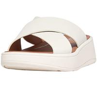 FitFlop F-Mode Flatform FW5-477, Women slides, White, 41 EU