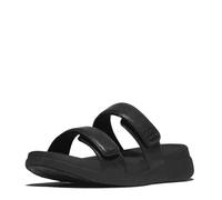 Fitflop F-MODE GO ADJUSTABLE FLATFORM TWO-BAR SLIDES