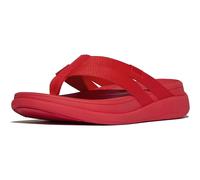 Fitflop Damen F-Mode Go Webbing Flatform Strappy Flip-Flops Flipflop, rot, 39 EU