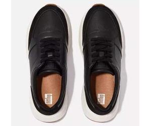 Fitflop F-Mode Leather - Black Schwarz - Gr. - 37