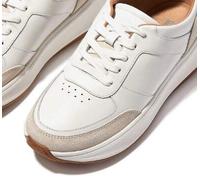 Fitflop F-Mode Leather - urban white Weiß - Gr. - 38