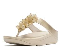 Fitflop Fino Bead Cluster Toe Post Sandalen EU 39 Platino
