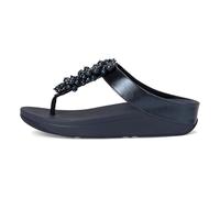 Fitflop Damen Fino Bauble-Bead Toe-Post Sandale, Navy, 40 EU
