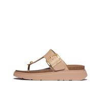 FitFlop Gen-FF Buckle Leather Toe-Post Damen Sandalen hellbeige - 42