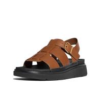 Fitflop GEN-FF Fisherman Damen Sandalen Aus Braunem Leder - EUR 39