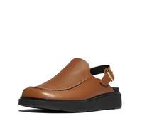Fitflop Gen-FF Leather Back-Strap Moc Mules Bruin - Größe 40