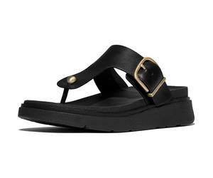 Fitflop Gen-FF Zehentrenner aus Leder für Damen in Schwarz EU 42 / UK 8
