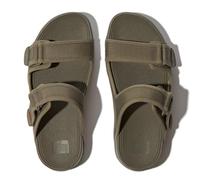 Fitflop Gogh Moc Herren-Sandalen, verstellbar, wasserabweisend, grün, 41 EU