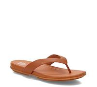 Fitflop Damen Gracie Leather FLIP-Flops Flache Sandale, Light Tan, 38 EU