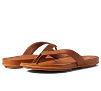 Fitflop Gracie Damen-Flip-Flop-Sandalen, Schwarz, hellbraun, 42 EU