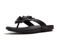 GRACIE FLOWER LEATHER FLIP-FLOPS Black - Gr. - 38