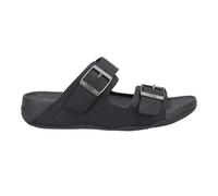 FitFlop - Herren Badesandale "Gogh Moc", Leder (Schwarz) EU 40,5 / UK 7