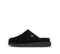 Fitflop Herren Gen-ff Shearling-Futter Wildleder Hausschuhe Schuh, Schwarz, 47 EU