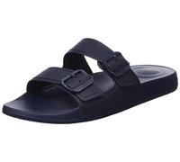 Fitflop Herren Iqushion Two Bar Adjustable Slide Schiebe-Sandalen, Midnight Navy (Marineblau), 44 EU