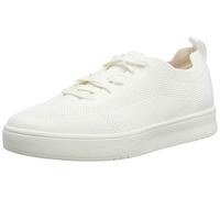 Fitflop Herren Rally Sneaker - Multi Knit Sneaker, Weiß Bright White, 43 EU