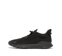 FitFlop Herren Vitamin Ffx Knit Sport-Sneaker, Schwarzes Zinn, 43 EU