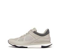 Fitflop Men's Vitamin Ffx Perf Nubuck Sports Sneakers Shoe, Clay Grey Urban White, 41 EU