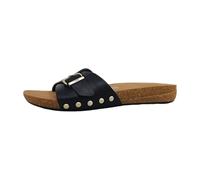 Fitflop Iqushion Adjustable Buckle Leather Slides Schwarz EU 39 Frau (Herstellerartikelnummer: HF1-001-EU39)