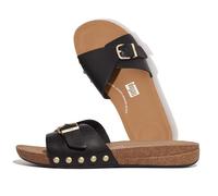 Fitflop Iqushion Adjustable Buckle Leather Slides EU 36