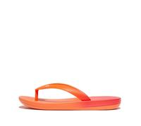 Fitflop Iqushion Kinder Junior Ombre Ergonomische Flip-Flops für Mädchen, Red Coral, 11 UK Child