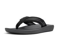 Fitflop iQushion Polyester Herren Sandalen in Schwarz/Grau EU 44.5 / UK 10