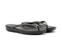 FitFlop Iqushion Sparkle Damen Gummizehenstegsandalen In Schwarz EU 36 / UK 3