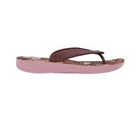 FitFlop - "Jim Thompson" Flipflops für Damen, Leder, Plattform-Absatz (Braun) EU 42 / UK 8