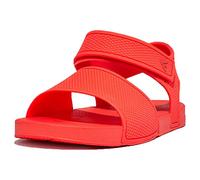 Fitflop Jungen Unisex Kinder Iqushion Kids Ergonomic Back Strap Sandale, Neon Orange, 24 EU