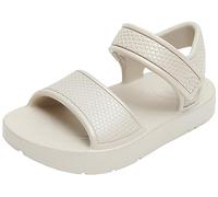 Fitflop Jungen Unisex Kinder Kids Iqushion Sandal with Backstrap Solid Flipflop, Silver, 24 EU