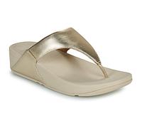 Fitflop Damen Lulu Zehensteg aus Leder Flipflop, Platin, 38 EU