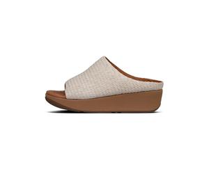 fitflop Keilpantoletten in Beige - Größe 41 | Damen Pantoletten