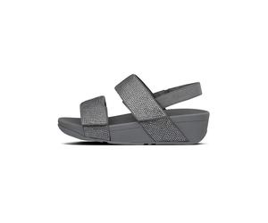 fitflop Keilsandaletten in Grau - Größe 38,5 | Damen Sandalen