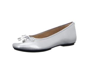 FitFlop Klassische Ballerinas für Damen, silber, Größe 40 EU